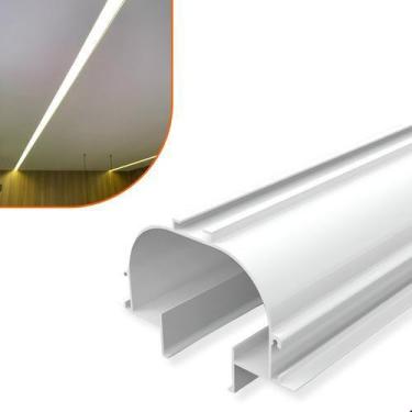 Imagem de Perfil De Led Embutir No Frame Duplo C/ Iluminação Indireta - VLED