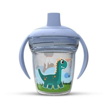 Imagem de Copo Infantil De Transição Dinossauros 170 Ml Antivazamento - Oca Vari