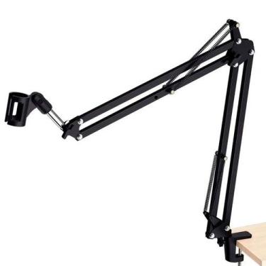 Imagem de Suporte Articulável Para Microfone - Pedestal Apoio Mesa - NB-35 - Jia