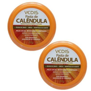 Imagem de Kit 2 Pasta De Calêndula Para Peles Ressecadas 30G - Vedis