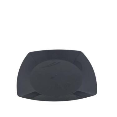 Imagem de Prato de festa e churrasco acrilico descartavel grande 21cm- 20 unidad