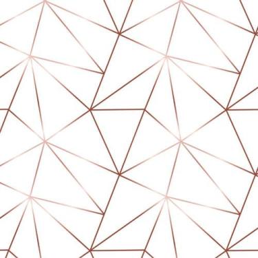 Imagem de Papel de Parede Adesivo Tema Zara Geométrico Lavável Autocolante Sala 