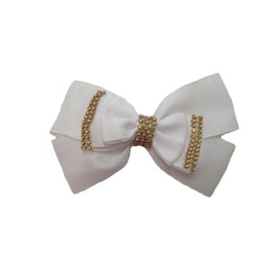 Imagem de Laço  De Luxo Para Cabelo Adulto Elegante - POP, Branco