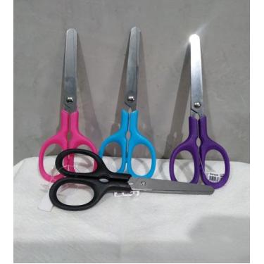 Imagem de Tesoura escola 13cm - BAZZE, Azul