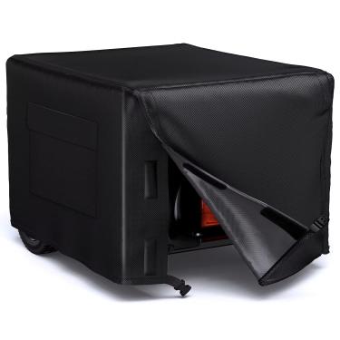 Imagem de WLEAFJ- Capa de gerador resistente à prova d'água, capa de gerador portátil universal 26”C x 20”L x 20”A - para a maioria dos geradores de 3000-5000 watts
