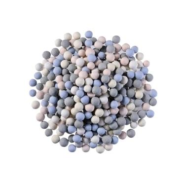 Imagem de JIHAQUA Anéis de filtro de cerâmica para aquário, bio-esfera de cerâmica para aquário de água doce, tanque de peixes marinhos, filtro de vasilha, lago de carpas (cor 5,4 kg)