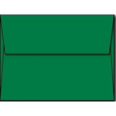 Imagem de Envelopes A4 (4,4" x 6,4") para cartões e fotos de 10 x 15 cm - 100 ct. Também são perfeitos para convites de casamento, chá de bebê e mais, Verde