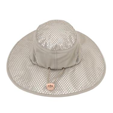 Imagem de Chapéu Balde de Aba Larga, Chapéu de Sol Com Proteção UV para Pesca, Caminhada, Camping