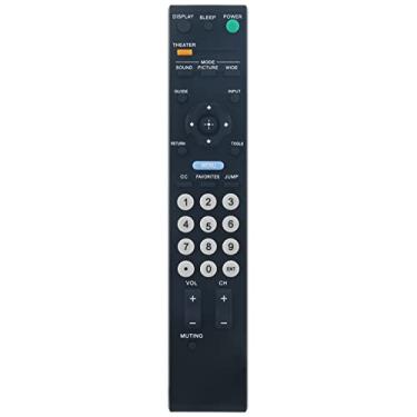 Imagem de Allimity Controle remoto de substituição RM-YD026 RMYD026 compatível com Sony Bravia M Series N Series SL Series L Series TV LCD KDL-32L4010 KDL-46SL140 KDL-40SL140 KDL-32NL140 KDL-37NL140 KDL-26NL140