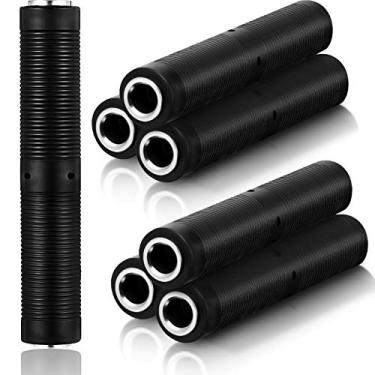 Imagem de Frienda Acoplador fêmea para fêmea de 1/4 polegada Conector de áudio TRS/TS de 6,35 mm, conector adaptador estéreo e mono TRS, conector de extensão de cabo de fone de ouvido para amplificador de som de guitarra e alto-falante (pacote com 6)