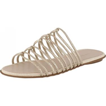 Imagem de Chinelo Luz da Lua 221118 - Ouro Cor:Ouro;Gênero:Feminino;Tamanho:36