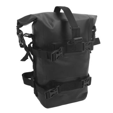 Imagem de Bolsa Traseira para Motocicleta Em PVC à Prova de água Com Design Expansível e de Liberação Rápida, Bolsa para Barra de Colisão de Motocicleta de Grande Capacidade para Moto ATV,