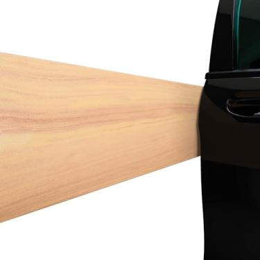 Imagem de GWP01 Protetor de parede de garagem de grão de madeira protetores de porta de carro, acessórios de garagem, rolha de estacionamento para garagem, sem ferramentas, projetado na Alemanha (grão de