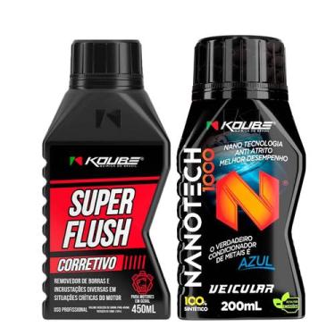 Imagem de Kit 1 Motor Super Flush Corretivo + 1 Nanotech 1000 Koube