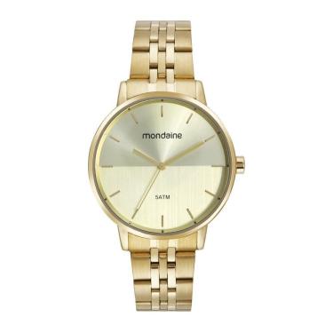 Imagem de Relogio Mondaine Feminino Ref: 32683Lpmvde1 Casual Dourado