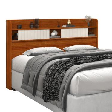 Imagem de Cabeceira Dubai MDF Funcional Portas Correr Tamanhos - Sambare, Queen,