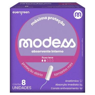 Imagem de Absorvente Interno Modess Tamanho Mini 8un