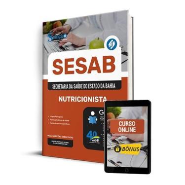 Imagem de Apostila SESAB Temporários  - Nutricionista - Editora Solução