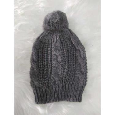 Imagem de Touca Gorro Frio Infantil Luxo Outono E Inverno De Tricô Em Lã Beanie 