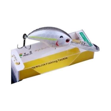 Imagem de Isca de Pesca Hengjia 13g 9cm - Crankbait Minnow com Ganchos Agudos, C