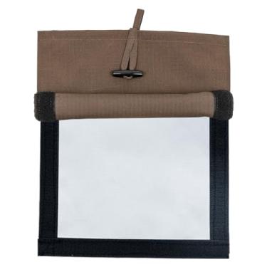 Imagem de Tiforest Kit de tomada de fogão de telhado de barraca, macaco de fogão com aba de chuva, 6,9 cm / 3,9 polegadas/orifício resistente ao fogo DIY, resistente a altas temperaturas para barraca 5, lona quente tenda acampamento (diâmetro: orifício DIY (marrom))