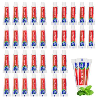 Imagem de Pasta de Dente HAIFOTRVA - 300 Tubos de 5g (Tamanho Viagem) - Menta