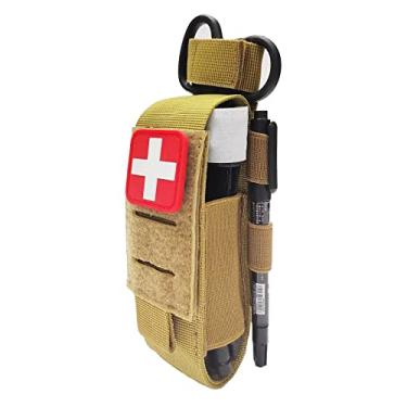 Imagem de Bolsa de torniquete tático TQ Tourniquet Case Trauma Medical Shear Pouch (TAN)