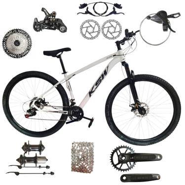 Imagem de Bicicleta Ksw Xlt Aro 29 12 Velocidades MTB Aluminio Freios Hidraulicos-Unissex