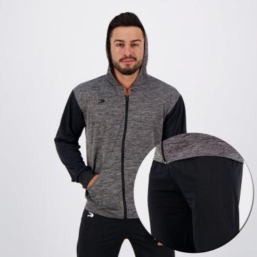Imagem de Agasalho Placar Essence Preto e Cinza-Masculino