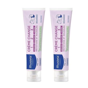 Imagem de Kit 2 Mustela Creme Vitaminado Preventivo de Assaduras Tripla Ação 110g