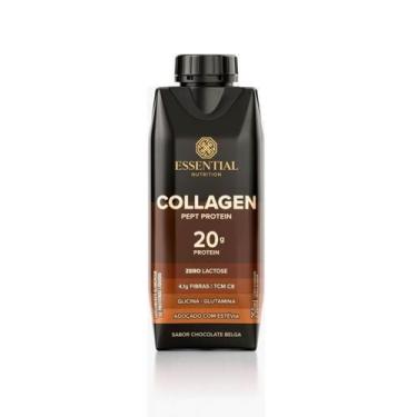 Imagem de Collagen Pept Protein (250ml) - Sabor: Chocolate Belga - Essential Nut