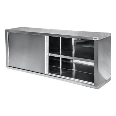 Imagem de Armário Aéreo Atual Inox AA-304 em Aço Inox 304 2 Metros