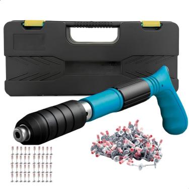 Imagem de Pistola Finca Pino Ferramenta Fixação Rebite Multifuncional