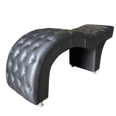 Imagem de Maca Estética Estofada M1 60cm - In9 Decor, Corino Preto - In9 Decor