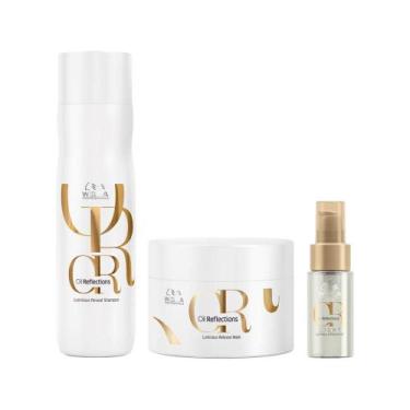 Imagem de Kit Wella Oil Reflections - Sh 250 ml e Másc 150 ml e Óleo Light 30 ml