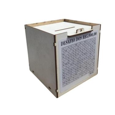 Imagem de Cofre Caixa Tipo Urna - Desafio Junte Dinheiro Em 200 Depósitos - ANA 