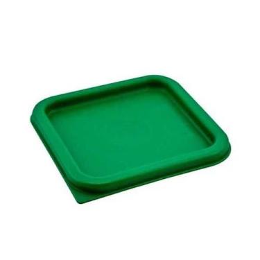 Imagem de Tampas quadradas pequenas de polietileno Cambro para recipientes de al