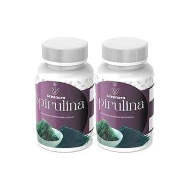 Imagem de Spirulina 500mg - 120 Cápsulas | Consumo Sugerido: 2 Cápsulas 2 Vezes ao Dia (Kit 2)