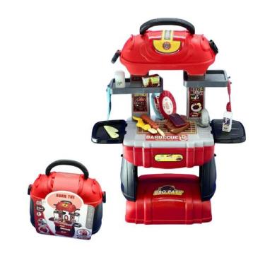 Imagem de Maleta Bancada Infantil Churrasco Brinquedo Acessórios - Dony Toys