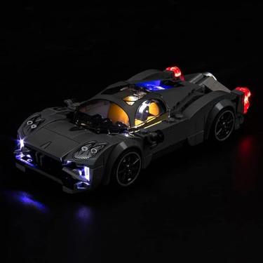 Imagem de BrickBling LED Lighting for Lego Speed Champions Pagani Utopia 76915 Race Car; New 2023 Light kit for Lego Pagani Utopia; Light up Your Lego 76915-No Lego Model