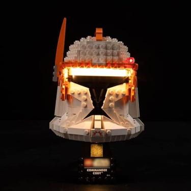 Imagem de BrickBling LED Light for Lego Clone Commander Cody Helmet 75350 (Lights Only), New 2023 Lighting Compatible with Lego Helmet- Light up Your Model