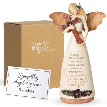 Imagem de Pavilion Gift Company - Simpatia - Estatueta de anjo de 23 cm religião fé religiosa luto luto memorial simpatia funeral lembrança decoração de casa