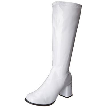 Imagem de Ellie Shoes Bota de cano alto feminina Gogo, Branco, 43