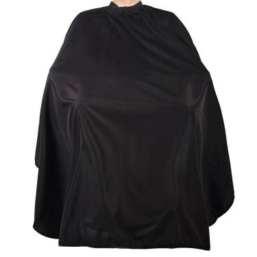 Imagem de Capa De Corte Barbeiro E Cabeleireiro De Microfibra 1,50 Metros Preta