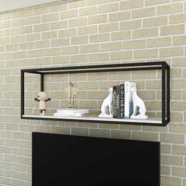 Imagem de Nicho Aéreo Estilo Industrial 120Cm Active Yescasa Snow