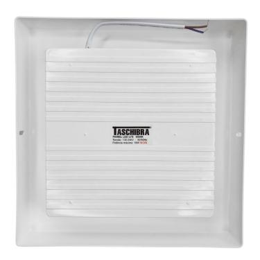 Imagem de 10 Painéis Placa De Led Taschibra 12w Lys Quadrado Sobrepor 3000k Luz Quente