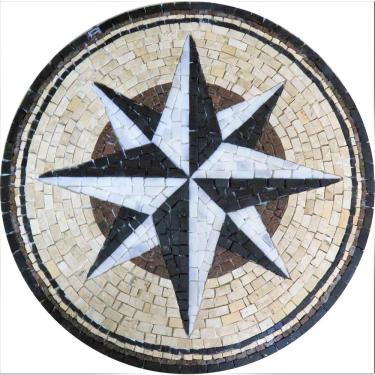 Imagem de Rosa Dos Ventos Em Mosaico Rosa Dei Venti