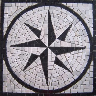 Imagem de Rosa Dos Ventos Em Mosaico Rosone Fiorentino