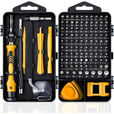 Imagem de Kit Ferramentas 115 Peças Jogo Mini Chaves Precisão Multiuso Celular Notebook Tablet Bom-3114