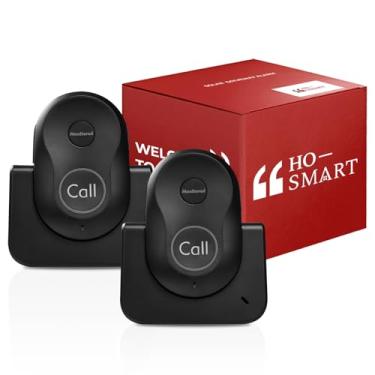 Imagem de H HOSMART Interfones Sem Fio Para Residências, Novo Pager Full Duplex Recarregável 2024 Cuidadores Idosos, Conversação Bidirecional Em Tempo Real, Alerta Pessoal Portátil, Botão De Chamada/Monitoram